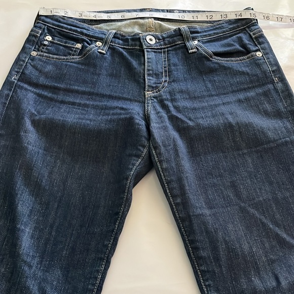 Ag Adriano Goldschmied The Stilt Cigarette Leg Mid Rise Size 28R - Picture 4 of 16